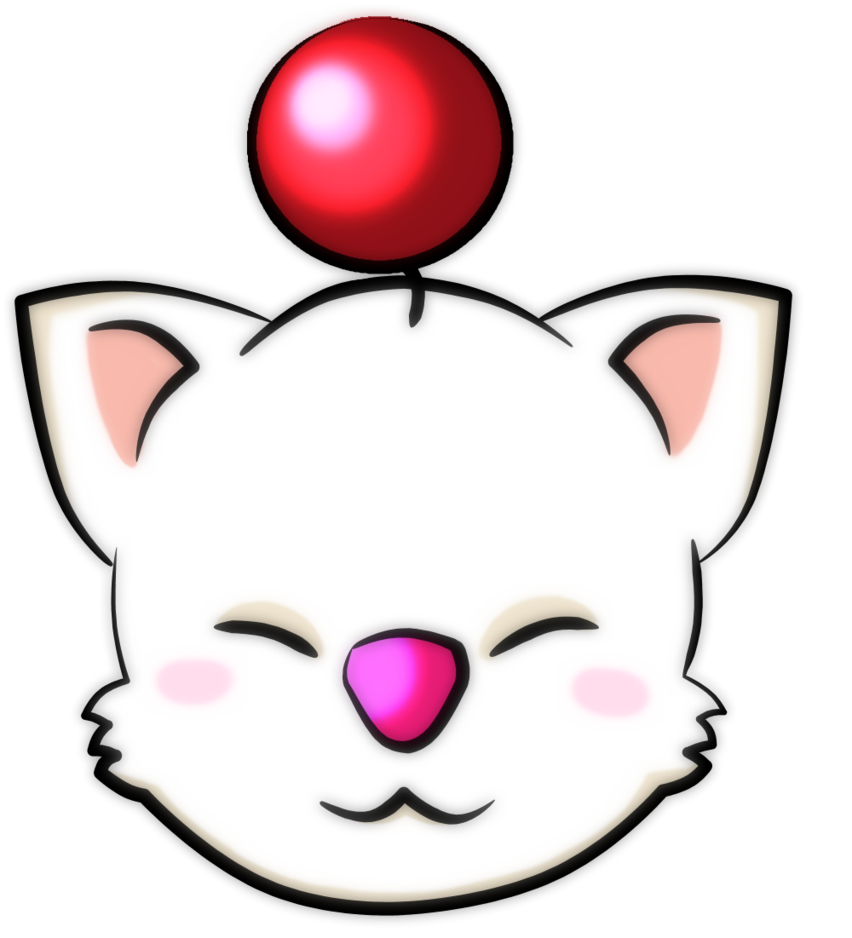 Moogle face for one of the Os.